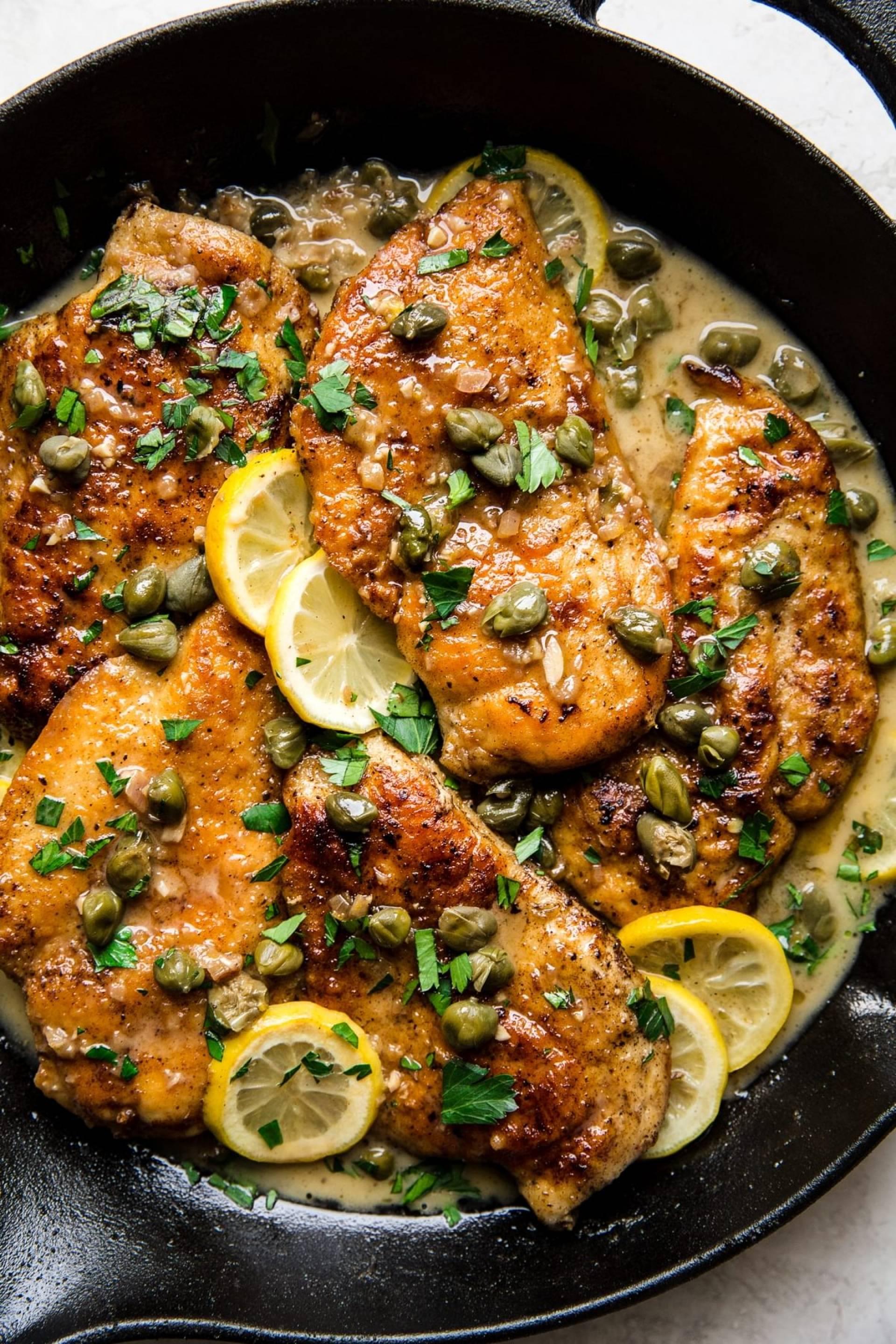 Low-Carb Lemon Caper Chicken