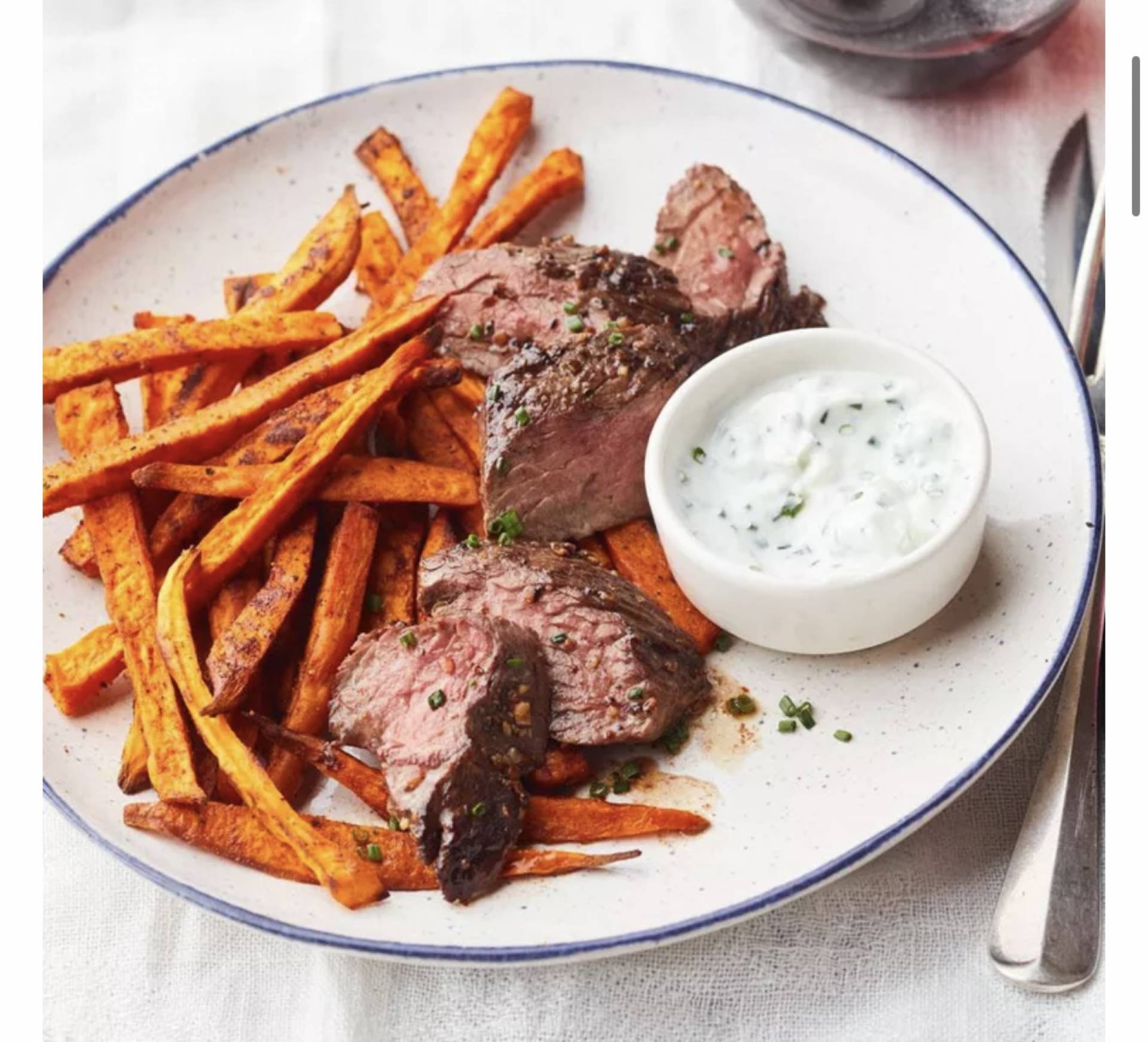 Steak & Sweet Frites