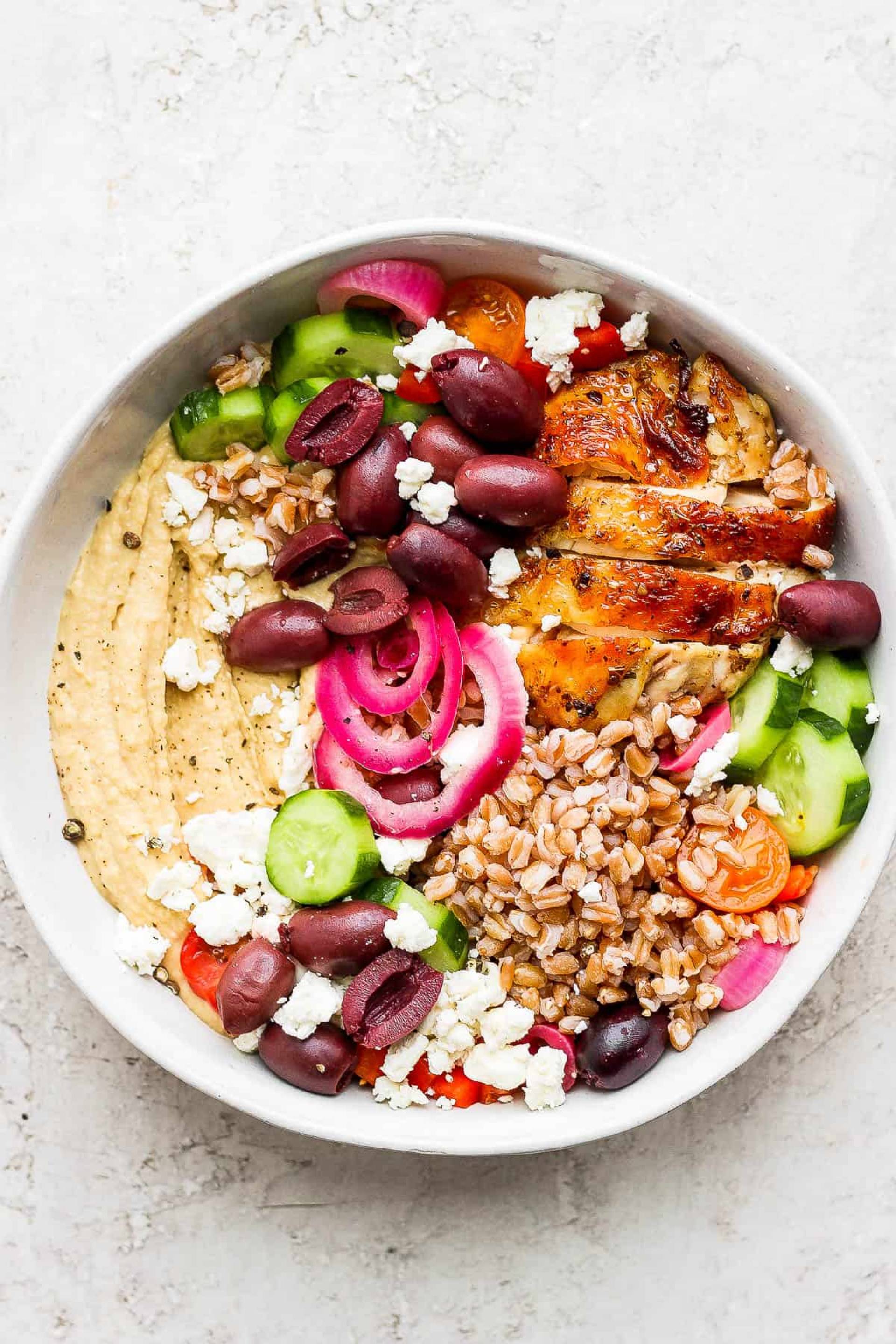 Mediterranenan Hummus Bowl (Cold)