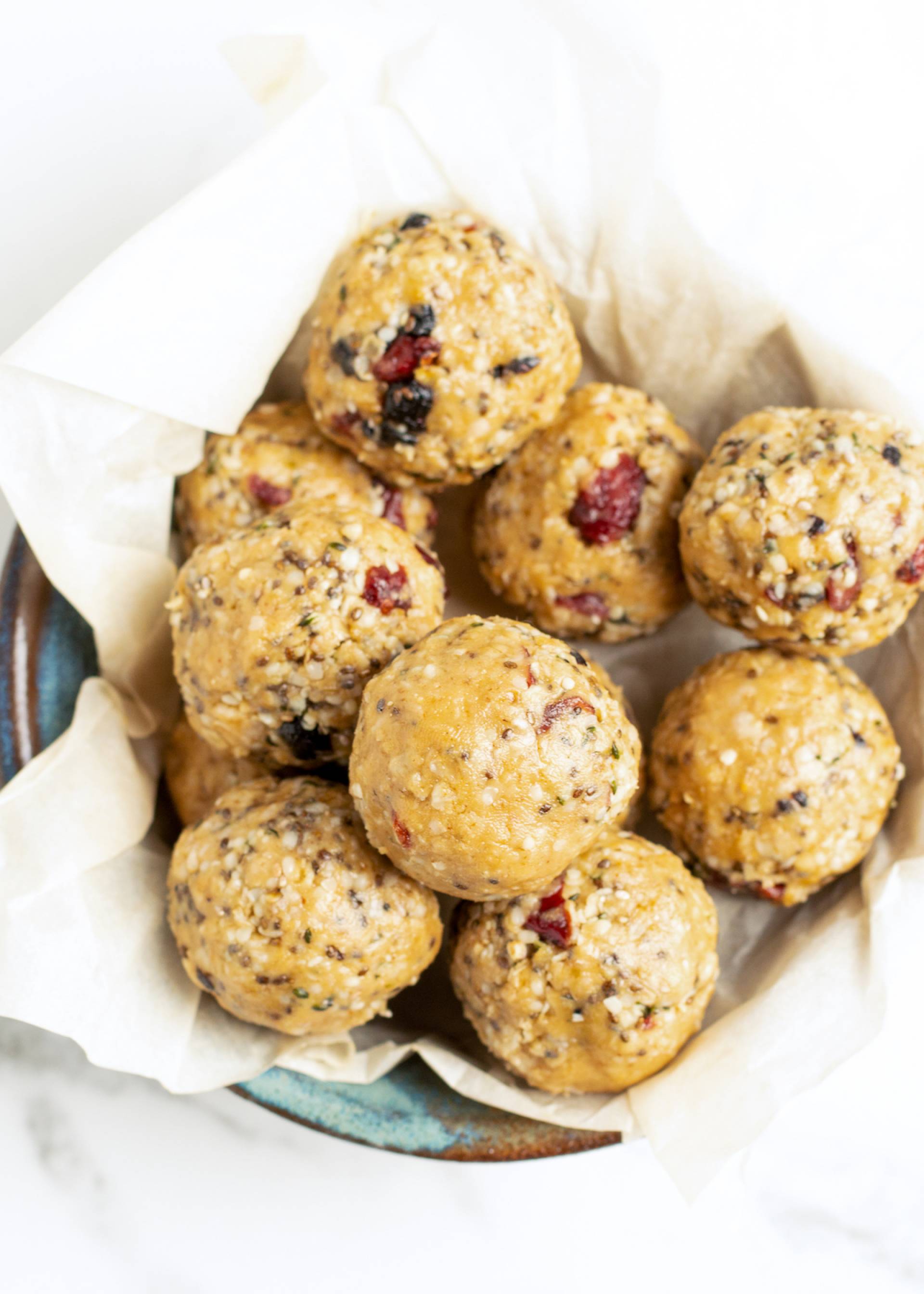 Peanut Butter & Jelly Protein Bites