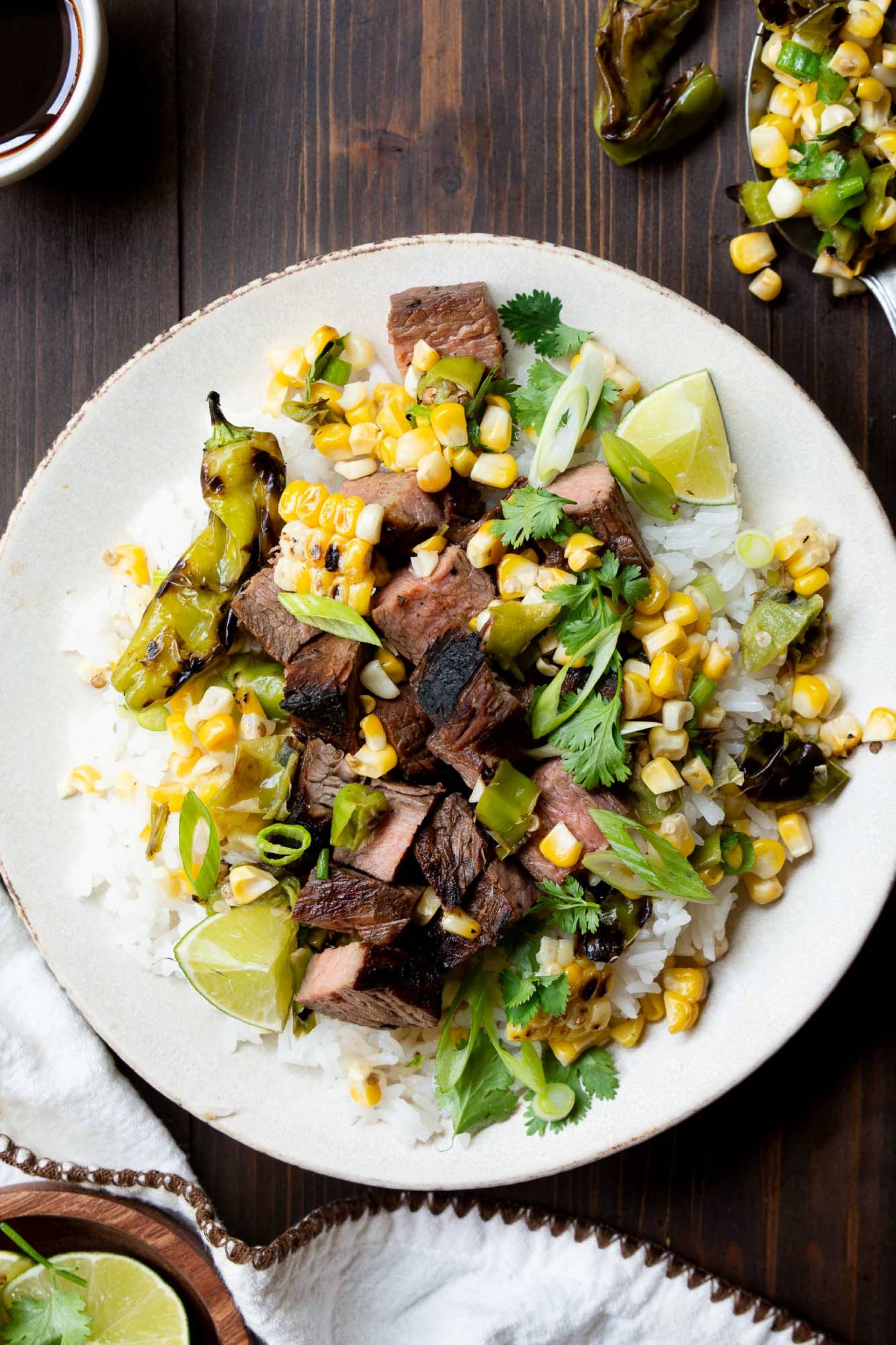 Grilled Steak Rice Bowl