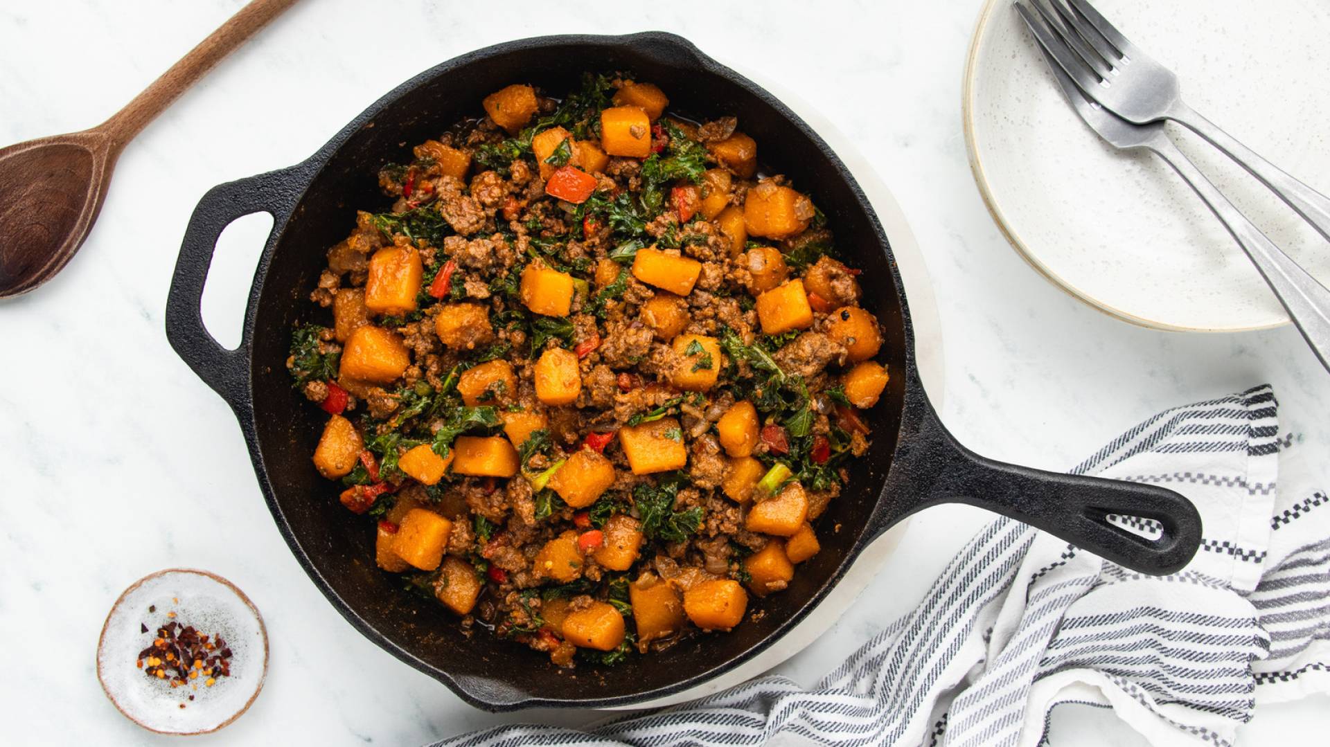 Beef & Sweet Potato Skillet (Dairy-Free)