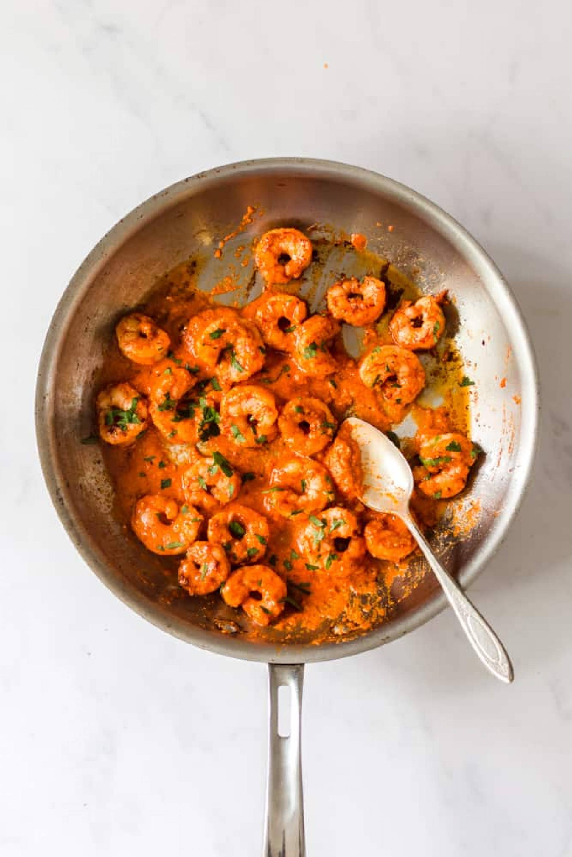 Romesco Shrimp