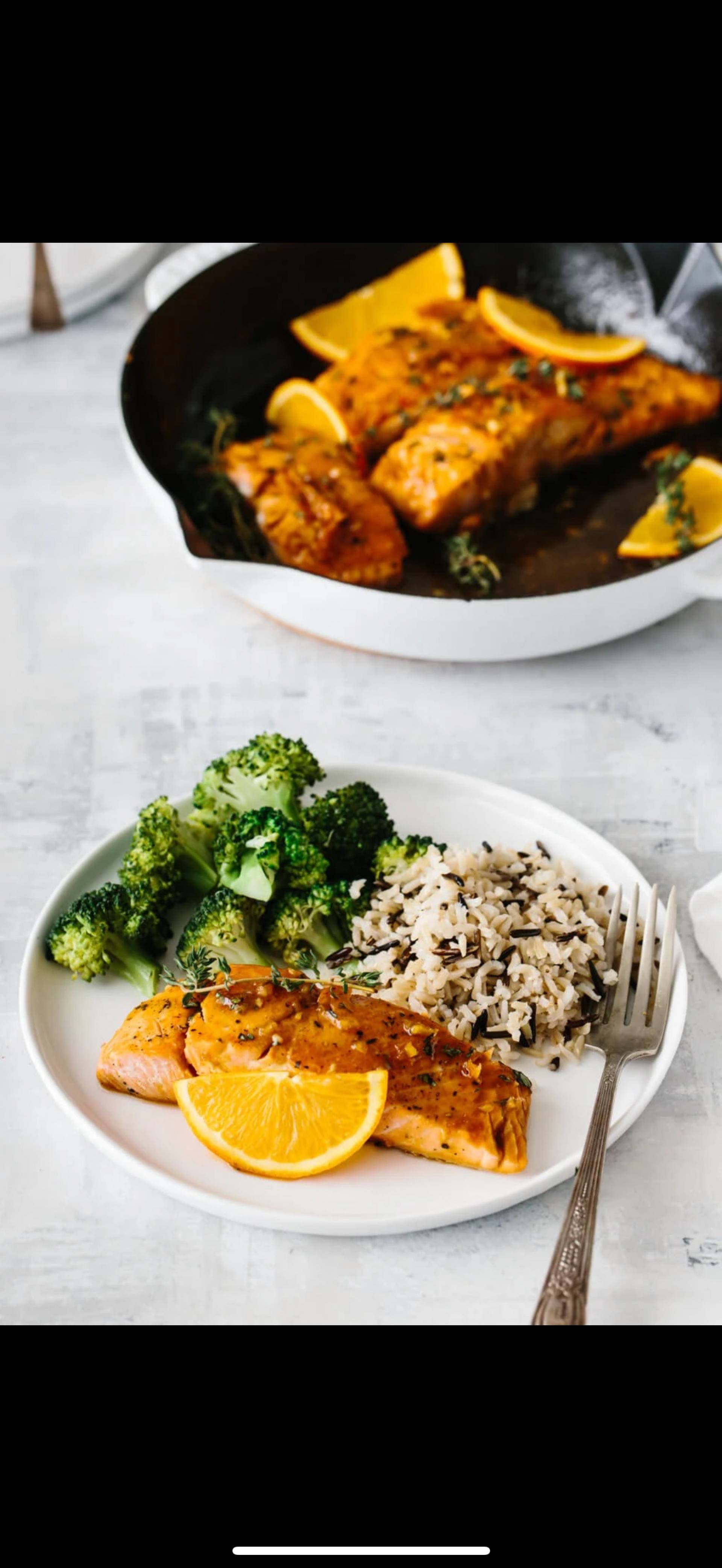 Orange Glazed Salmon