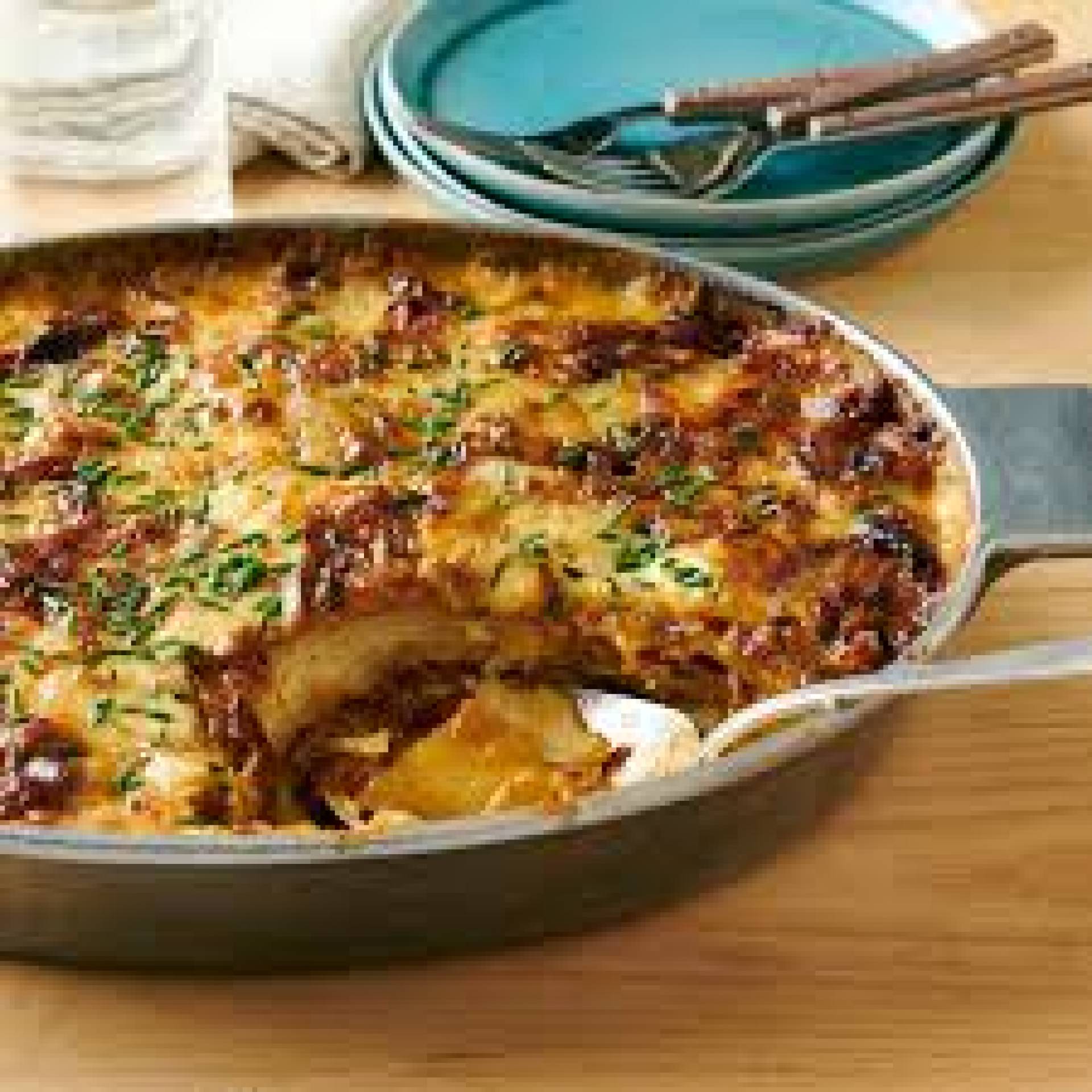 French Onion Potatoes au Gratin